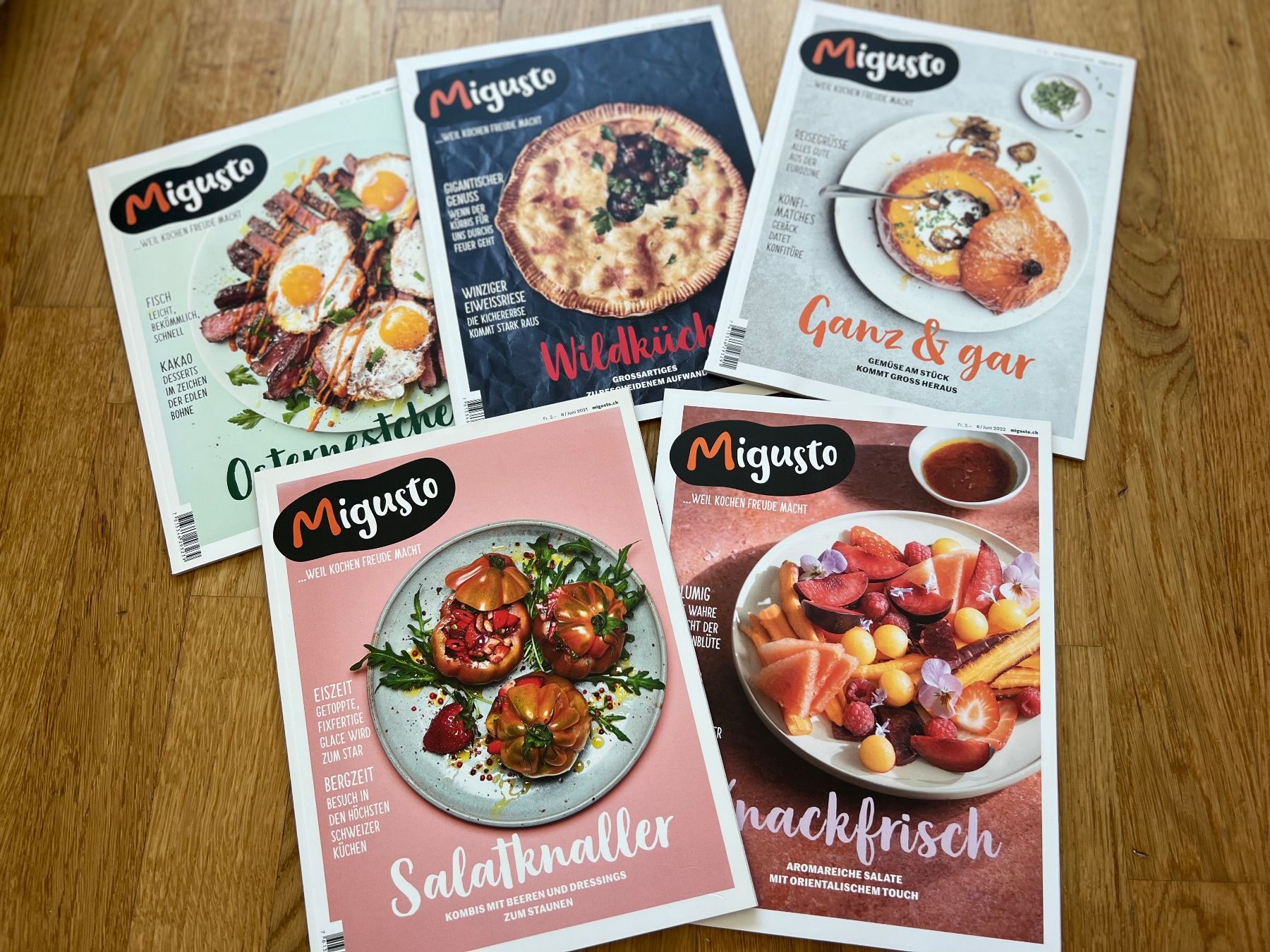Libri: 5x Migusto Zeitschriften – Usato da Glattpark(Opfikon) venduto da ste_n99y