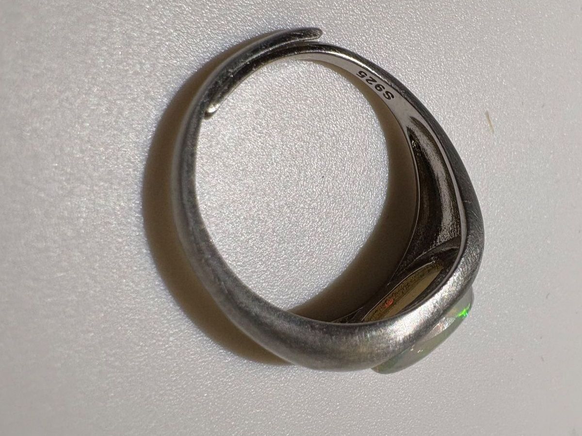 Ringe: Ring Australischer Crystal-Opal+Silber, variable Grösse – Neu (gemäss Beschreibung) aus Wilen b. Wil von Tschirio 7