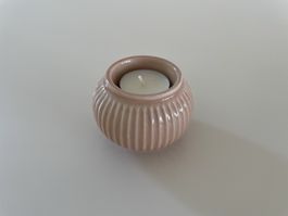 Rosa Teelichtgläsli von IKEA, top Zustand