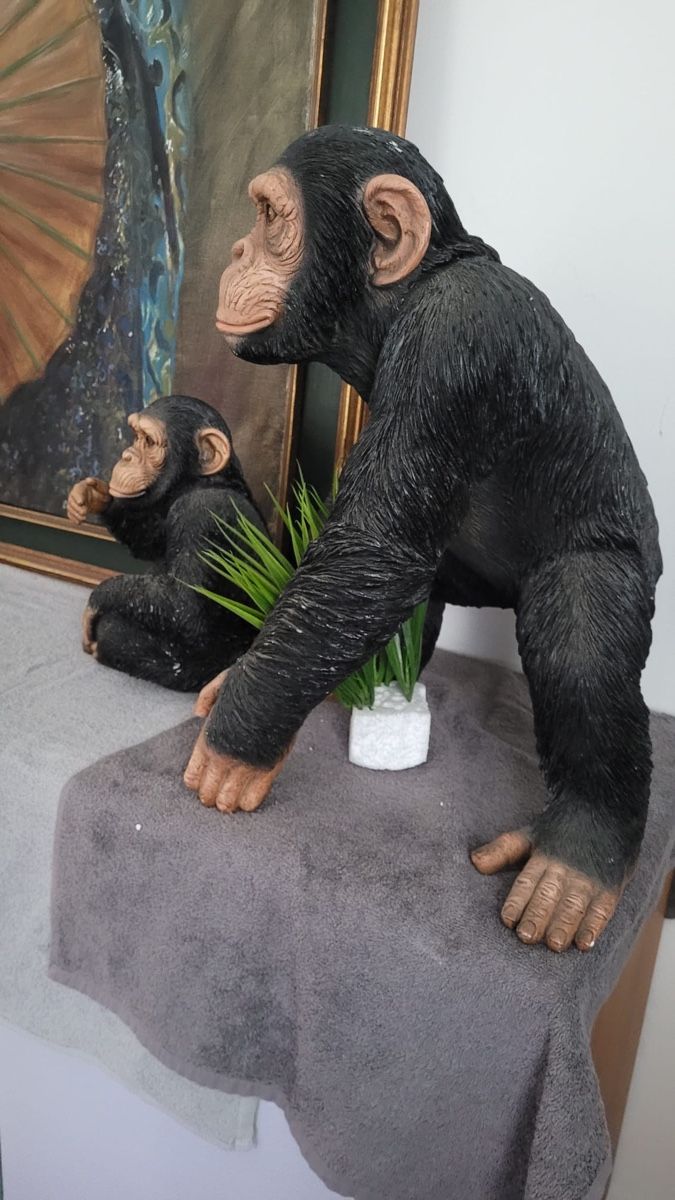 Statuette: Affen-Deko Figuren 2 Stk. – Usato da Basel venduto da m_schwarz 2
