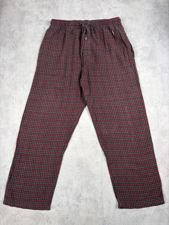 Pantalon pyjama, Ralph Lauren rouge gris - S #84