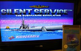 NES : Silent Service, avec Boîte en Bon état+ !