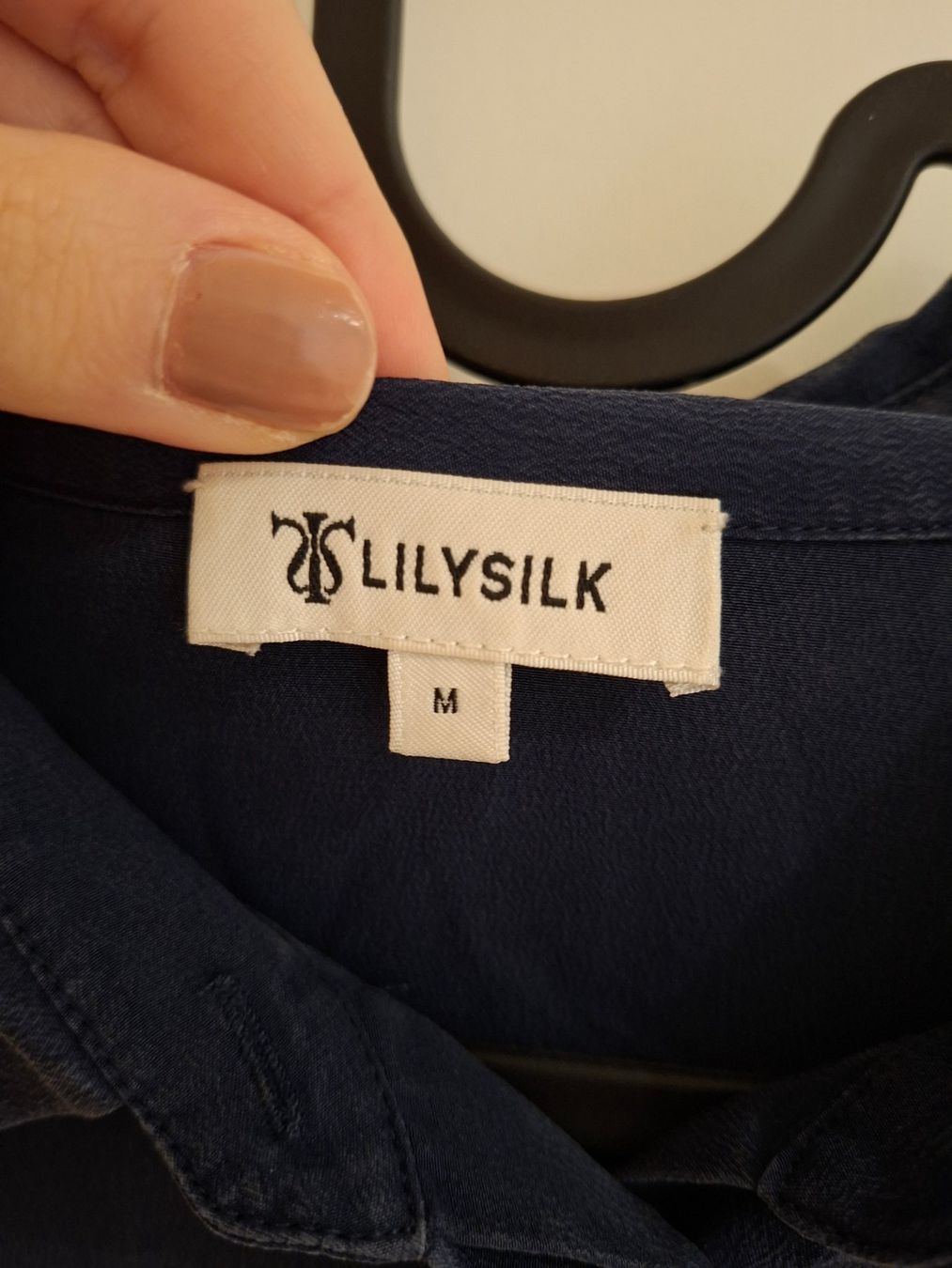 Vestiti: Mitternachtsblaues Lilysilk Seidenkleid – Usato da Meggen venduto da mar_yzb2 1