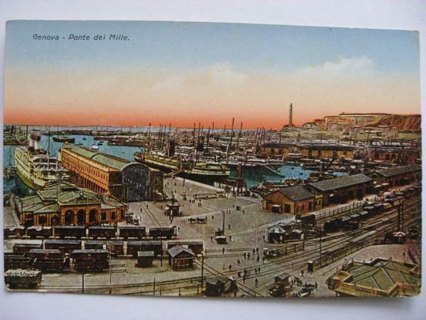 Cartoline postali: AK  Genova - Ponte del Mille – Usato da Gundetswil venduto da Egro01