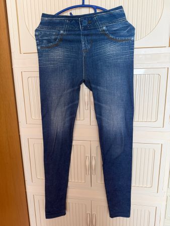 Leggings Slim Jegging By Zlimmy blau Grösse S-M guter Zus...