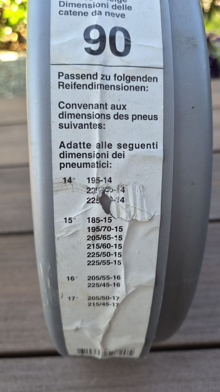 Catene da neve: Schneeketten Grösse 90 – Nuovo (secondo la descrizione) da Kaltbrunn venduto da pischi11 1