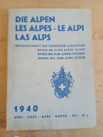 Die Alpen 1940: Revue Club Alpin Suisse - Nostalgie!