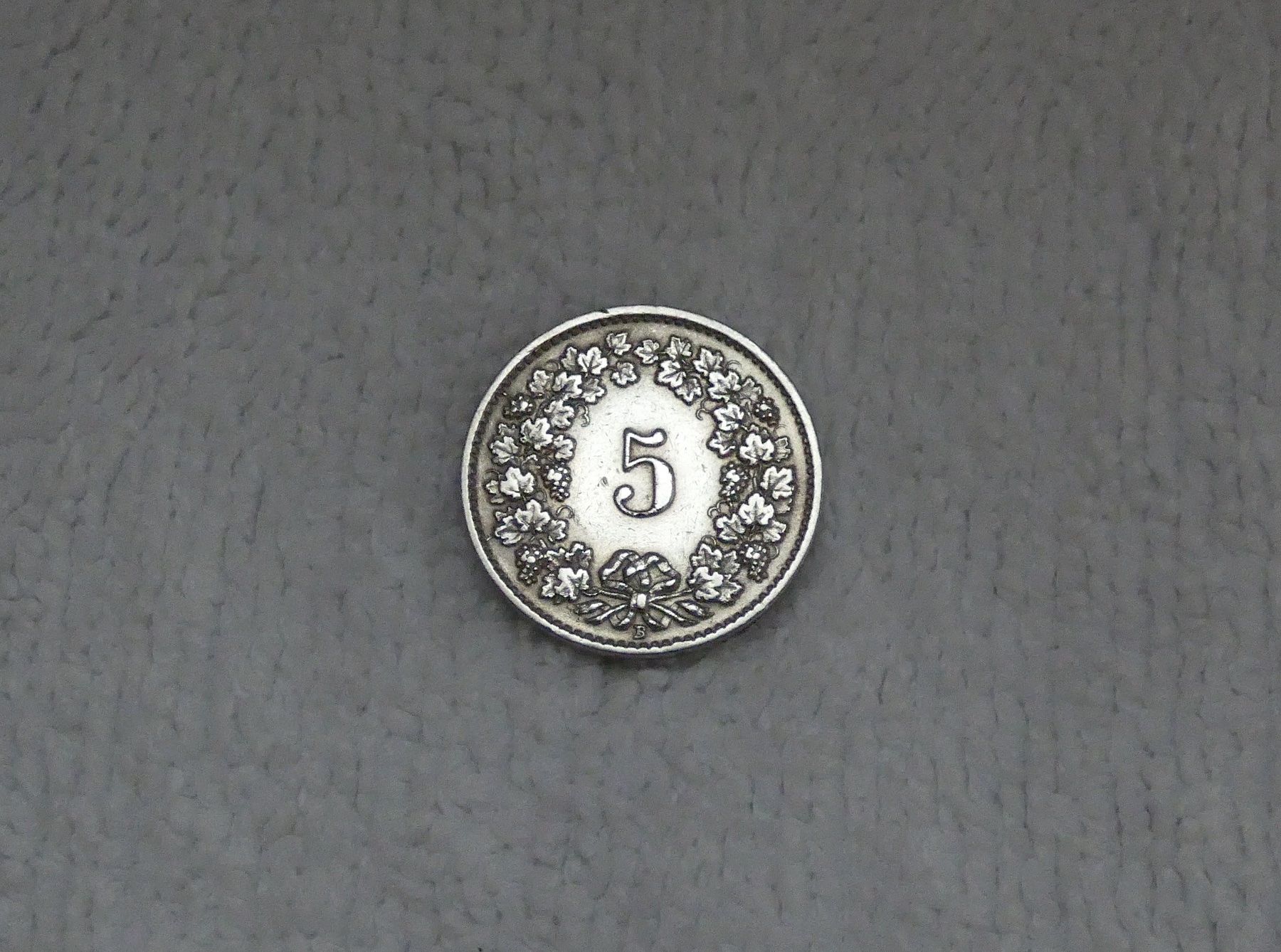 Tutti le monete: 5 centimes/rappen 1921 – Usato da Nyon venduto da Ilmi09 1