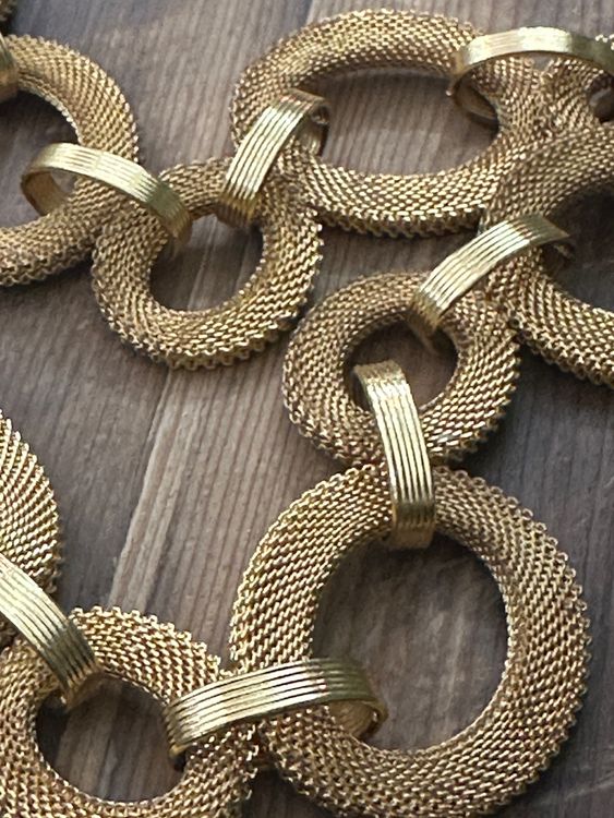 Kettengürtel Gold Damen Verstellbare Metall-Schnalle Langer Körperkette Western Cowgirl für Kleid