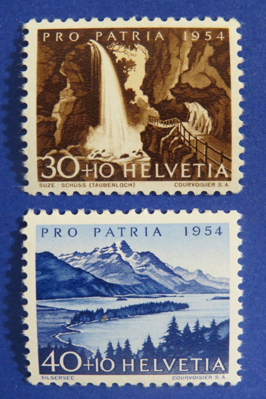 Tutti i francobolli: Serie Pro Patria 1954 postfrisch **, - SBK: 20.-. – Nuovo (secondo la descrizione) da Brunnen venduto da Kumari 1