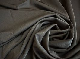 Schwarzer Gabardine Stoff  leicht stretch  1,6 m