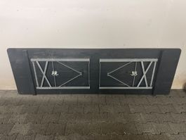 Festtisch und 2 Festbänke, hellgrau 