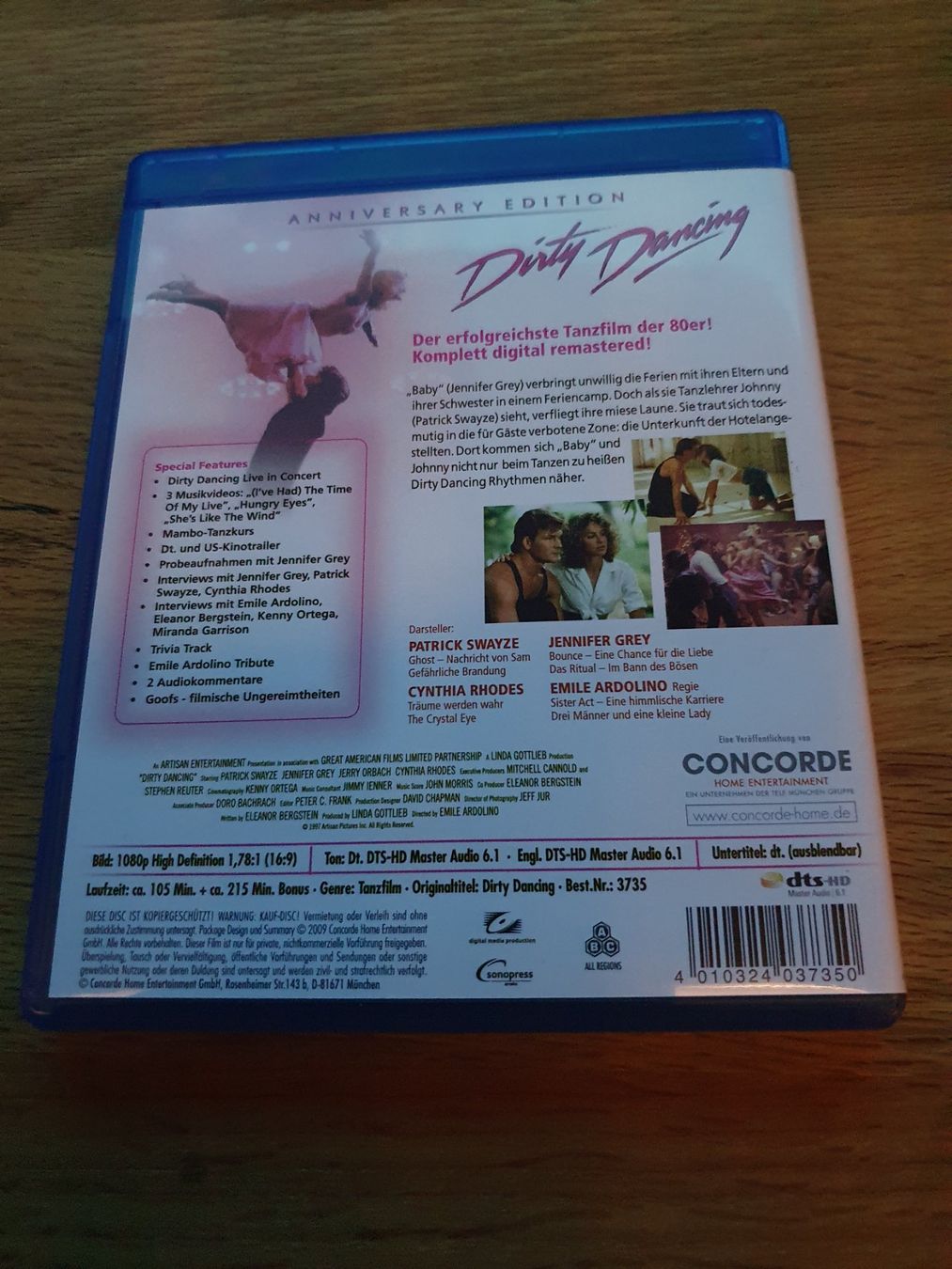 Tutti i DVDs: Dirty Dancing - Anniversary Edition - Blu-Ray – Usato da Auenstein venduto da Trilos 1