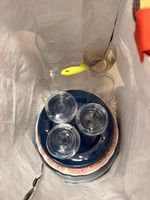 Diverses Küchengeschirr, Gläser, Teller
