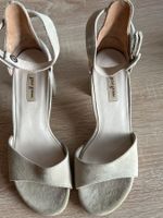 Paul Green Damensandalen echt Leder Beige Gr. 3.5