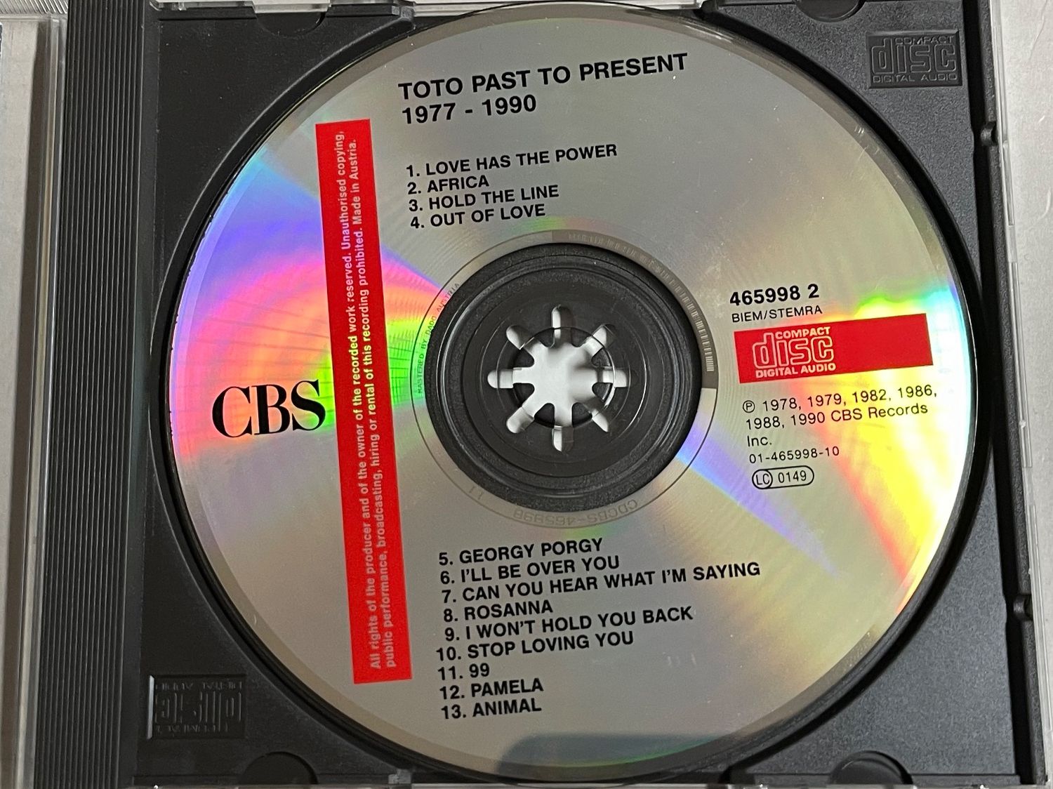 CD: Toto 1977-1990 – Usato da Muri b. Bern venduto da AdidasCollector 3