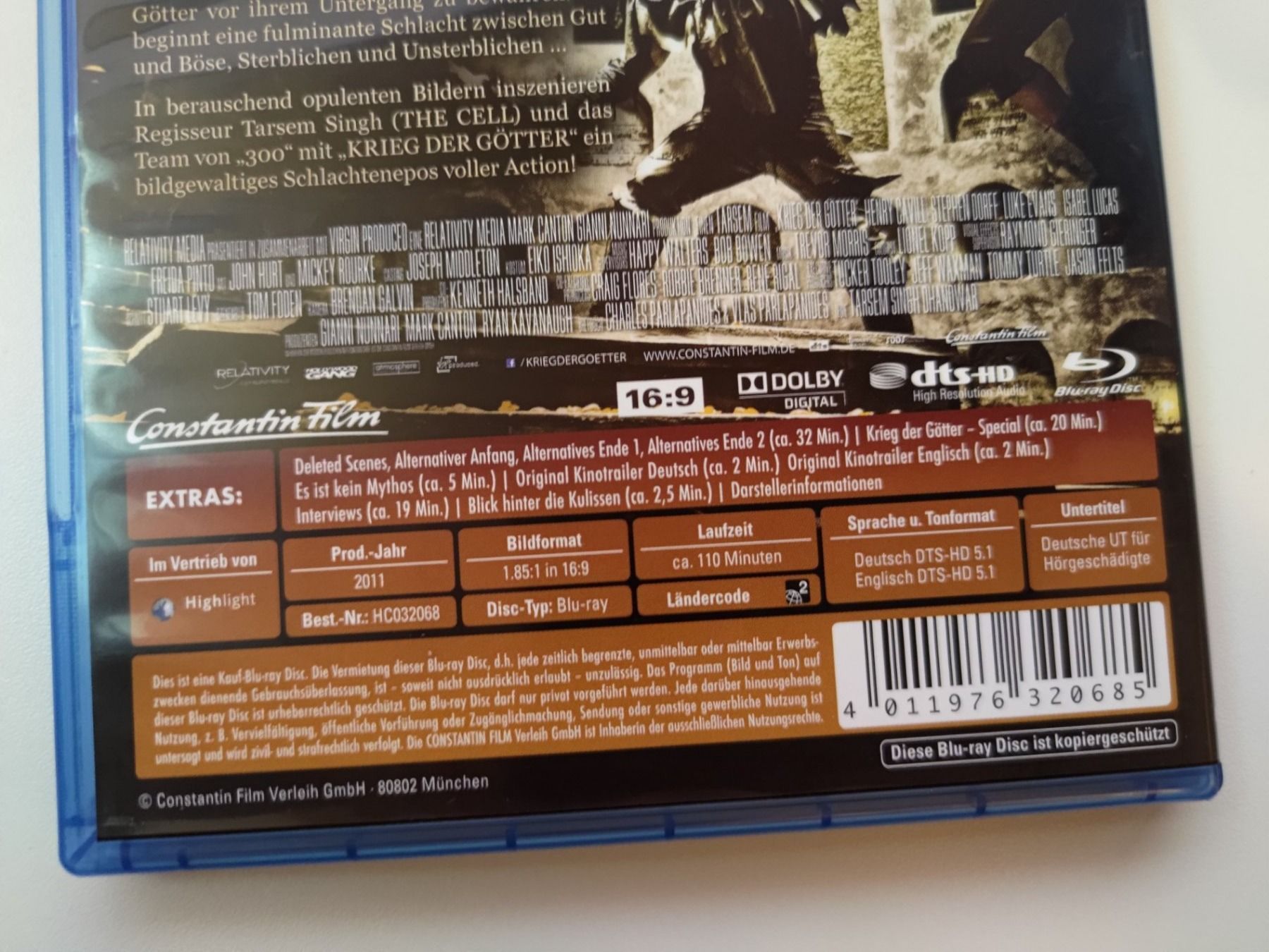 Tutti i DVDs: Krieg der Götter – Usato da Liestal venduto da Kratzilla 3