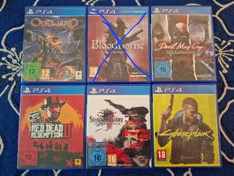 PS4 Spiele Bundle mit diversen Spielen