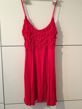 Trägerkleid rot Gr. S