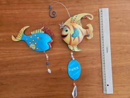 Sommerliche Deko-Fische, 2 Stk.
