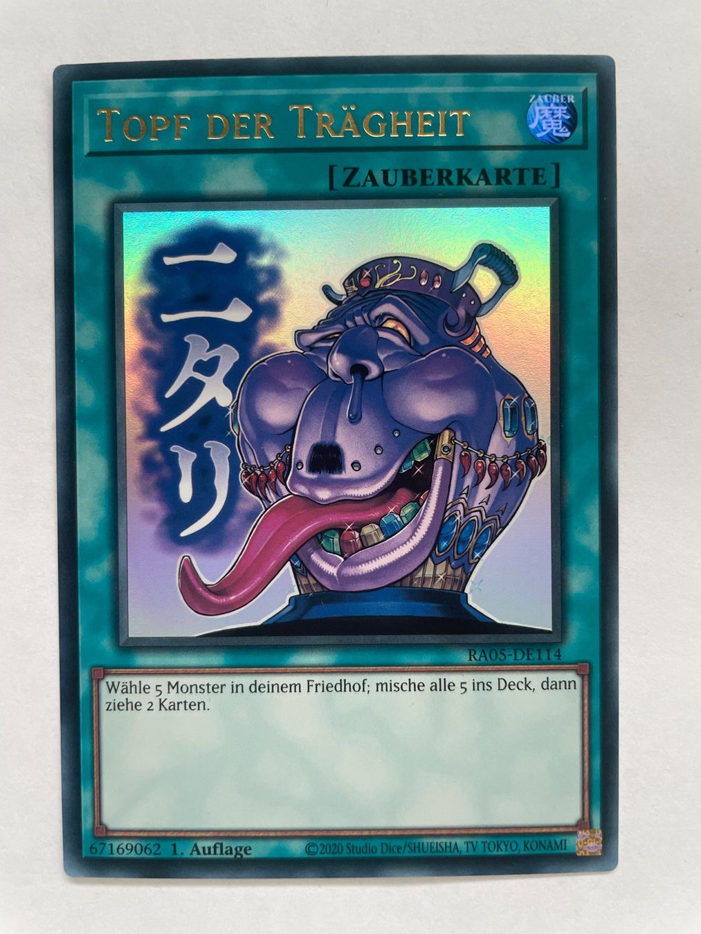 Yugioh Carte collezionabili: YuGiOh Topf der Trägheit – Usato da Altstätten SG venduto da ChangeMaker