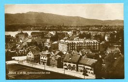 Zürich 1926 von der Antoniuskirche aus
