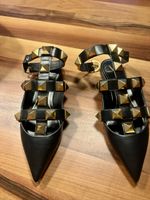 Valentino Garavani Pumps mit Rockstud-Details Schwarz Gr. 39