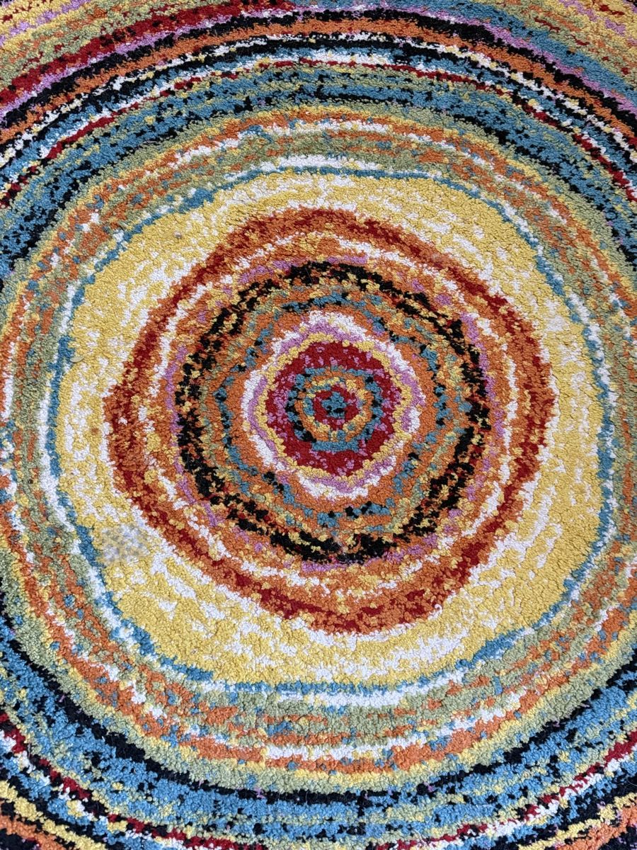 Tappeti: Bunter Hochflor Teppich Ring Muster 160x230cm CHF 45 – Nuovo (secondo la descrizione) da Zürich venduto da annamontana 1