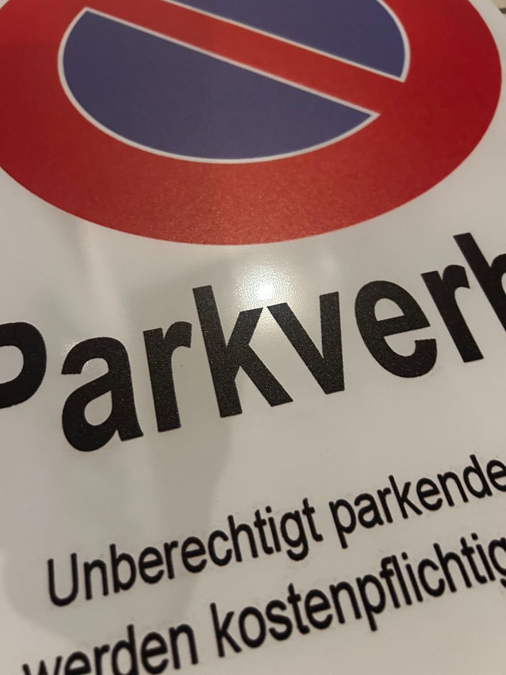 Insegne: Blechschild Parkverbot 45 x 30 Schild Parkverbotsschild Auto – Nuovo e nell'imballaggio originale da Dättlikon venduto da easythings 4