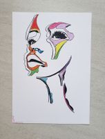 colored face