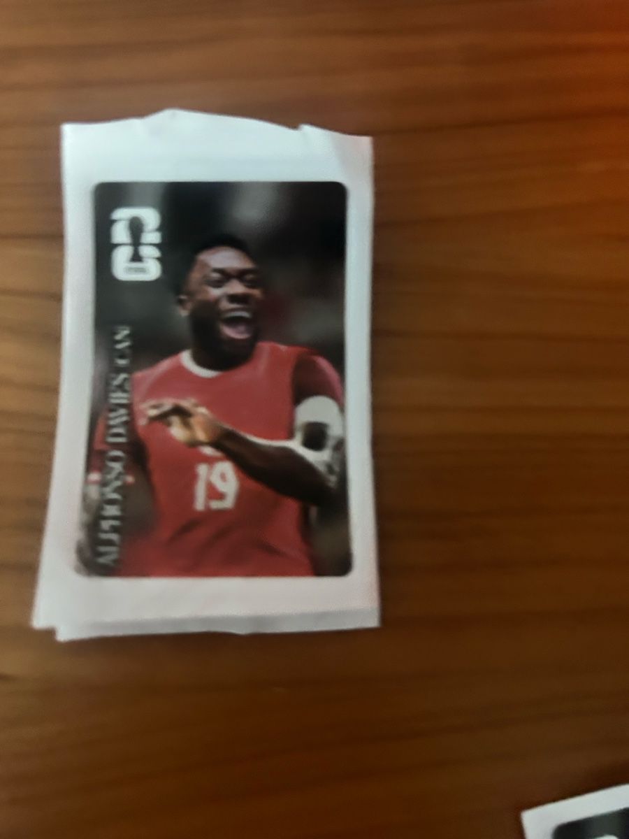 Panini Carte collezionabili: Alphonso Davies Coca Cola Panini Bild – Nuovo e nell'imballaggio originale da Binningen venduto da Christine08