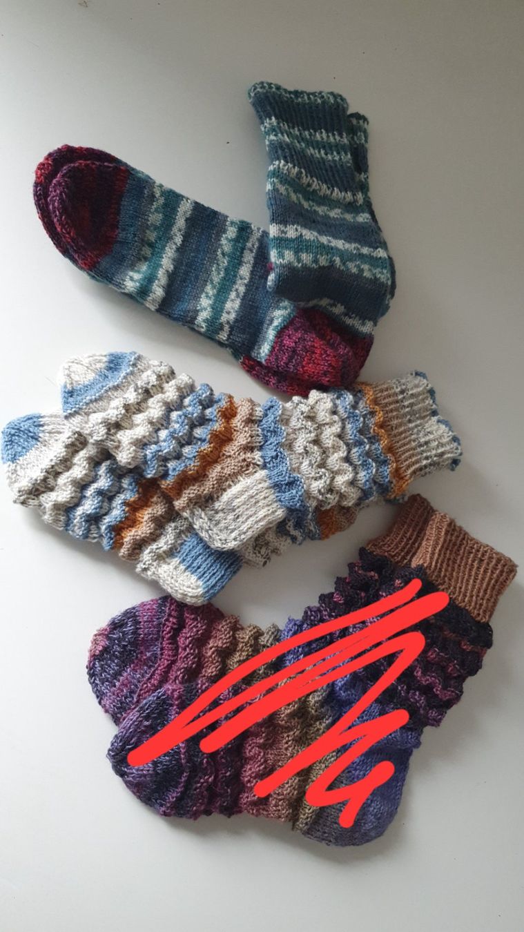 Chaussettes: Phantasy Color-Mix Socken – Neuf avec emballage d'origine à Niederoenz par bicicum 1