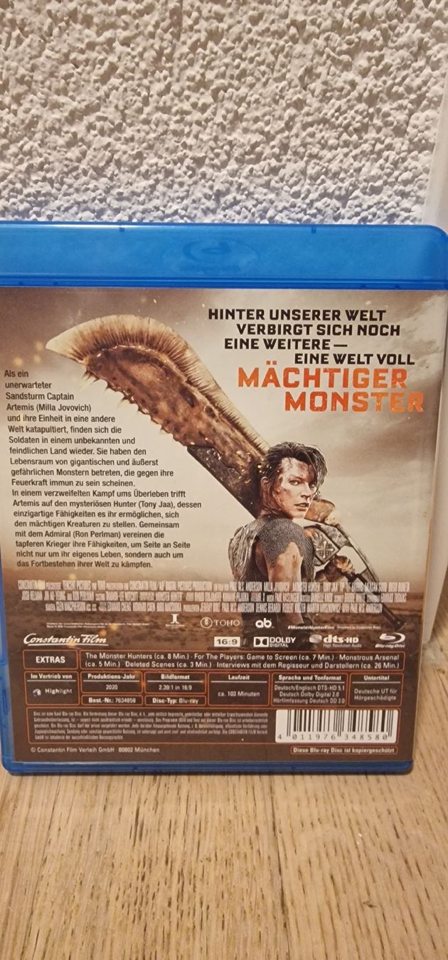 Alle DVDs: Monster Hunter - Blu-ray - Top Zustand – Neu (gemäss Beschreibung) aus Arbon von sar_l7ll 3