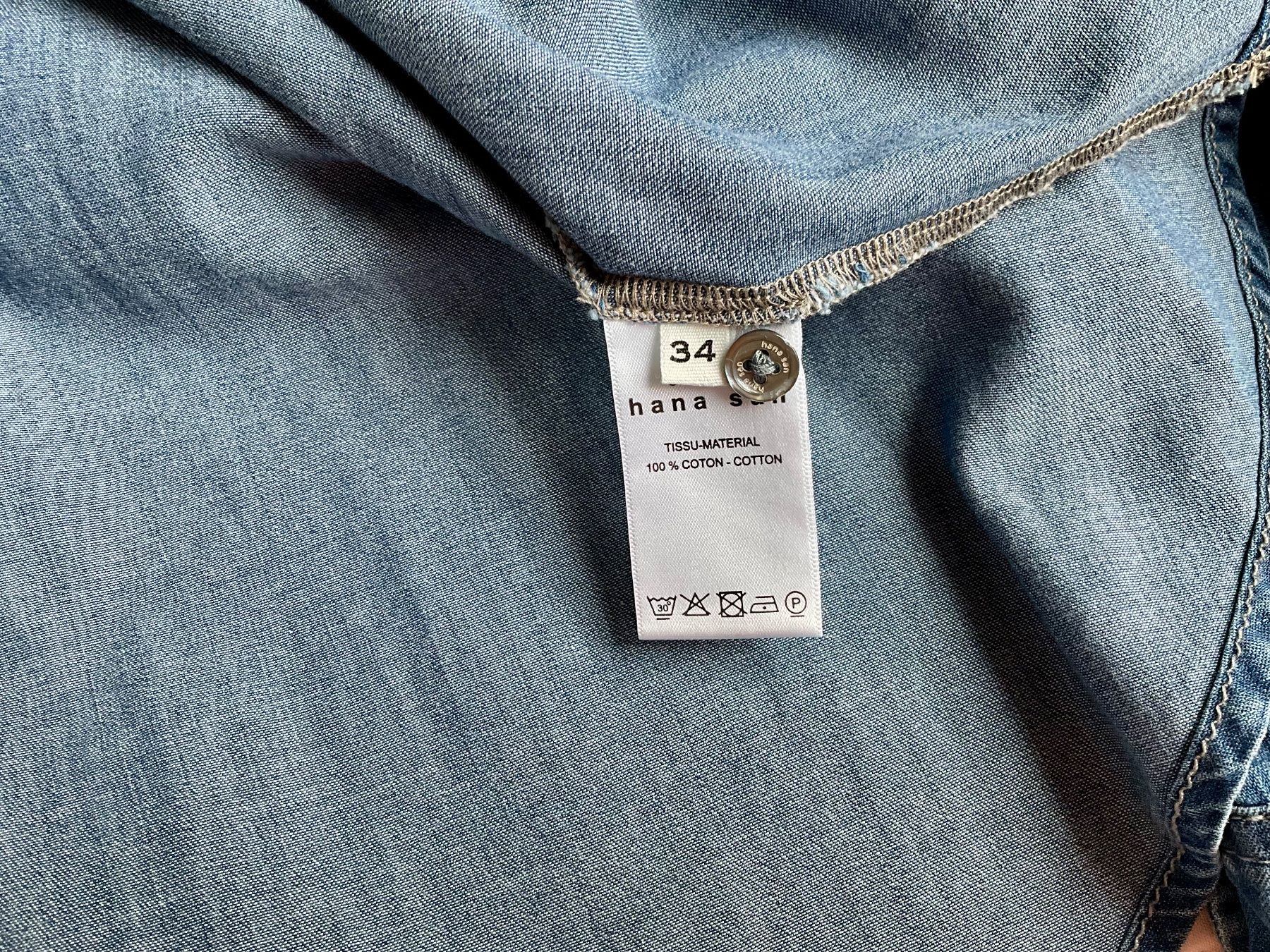Camicette: Chemise en jean – Nuovo (secondo la descrizione) da Meinier venduto da Izabelaanna 2