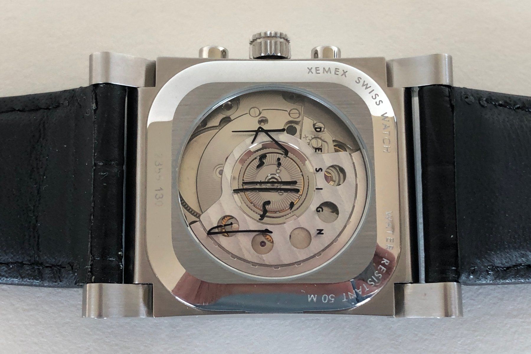 Orologi: XEMEX Avenue Chrono - Ref 2355-130 - Stahl - NOS – Nuovo (secondo la descrizione) da Appenzell venduto da Zimiuno 5