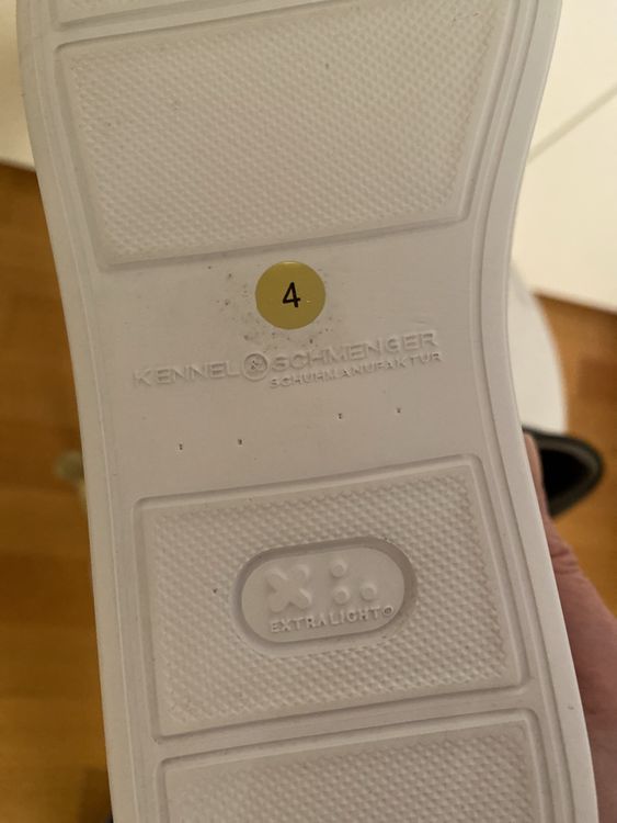 K&S Schicke schwarze Ledersneakers Gr. 36 8