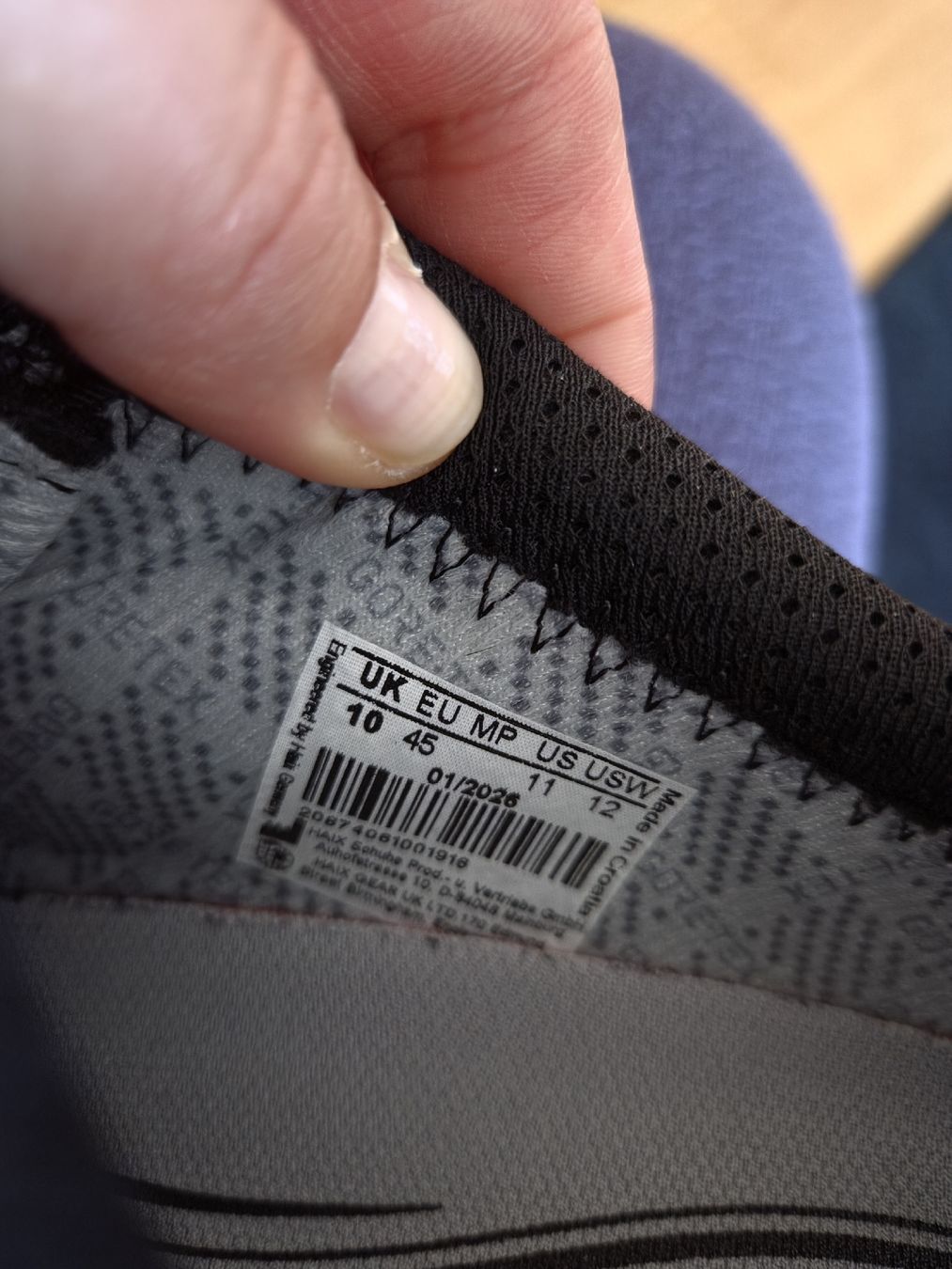 Haix Herrenschuhe: Arbeitsschuh HAIX black Eagle Athletic, Gr. 45 – Gebraucht aus Bremgarten b. Bern von Finn16 2