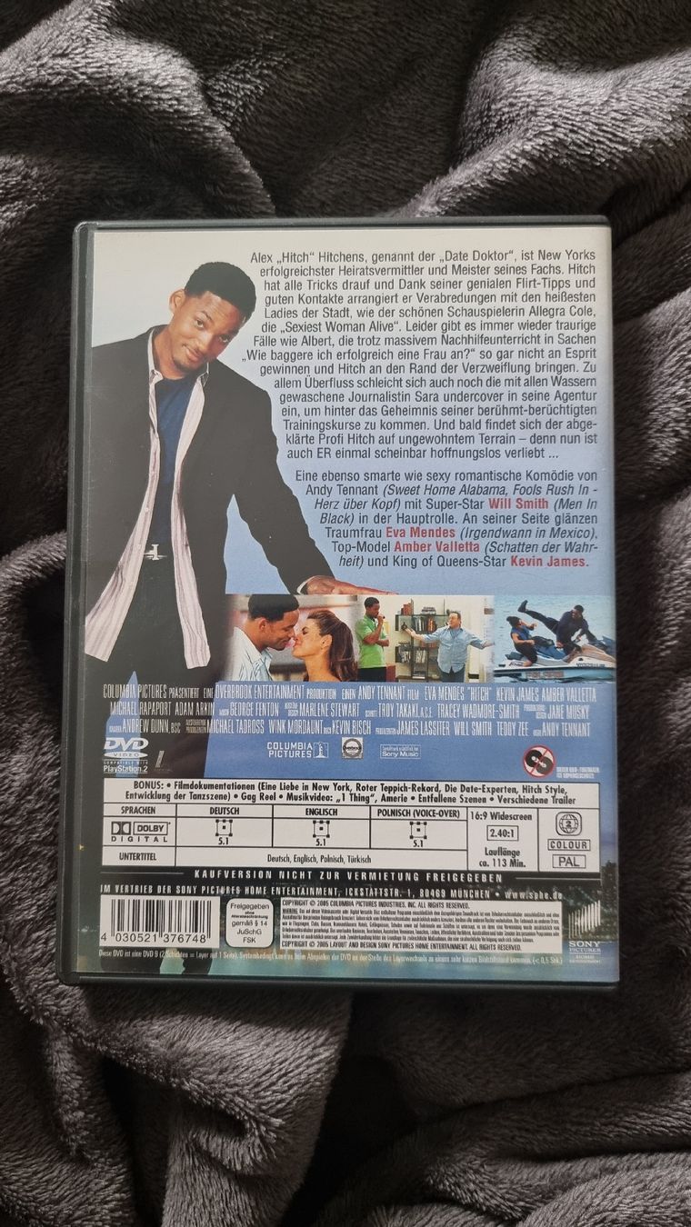 Tutti i DVDs: DVD Hitch der Date Doktor – Nuovo (secondo la descrizione) da Basel venduto da abo_xbd2 1