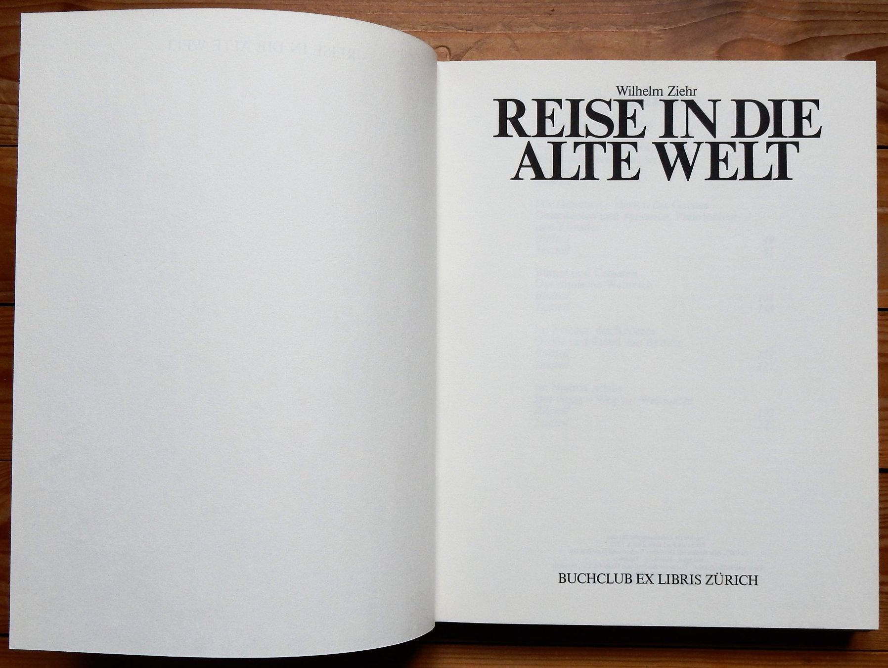Libri: Reise in die Alte Welt – Usato da Burgdorf venduto da Joggigring