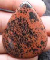 Cabochon L-2569 – Marconi Obsidian – 42X33X5 mm