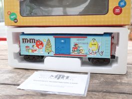 MtH US M&Ms Güterwagen Box Car - Spur 0 Top Modell
