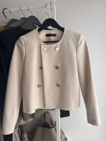 Hallhuber Blazer elfenbein Gr 34