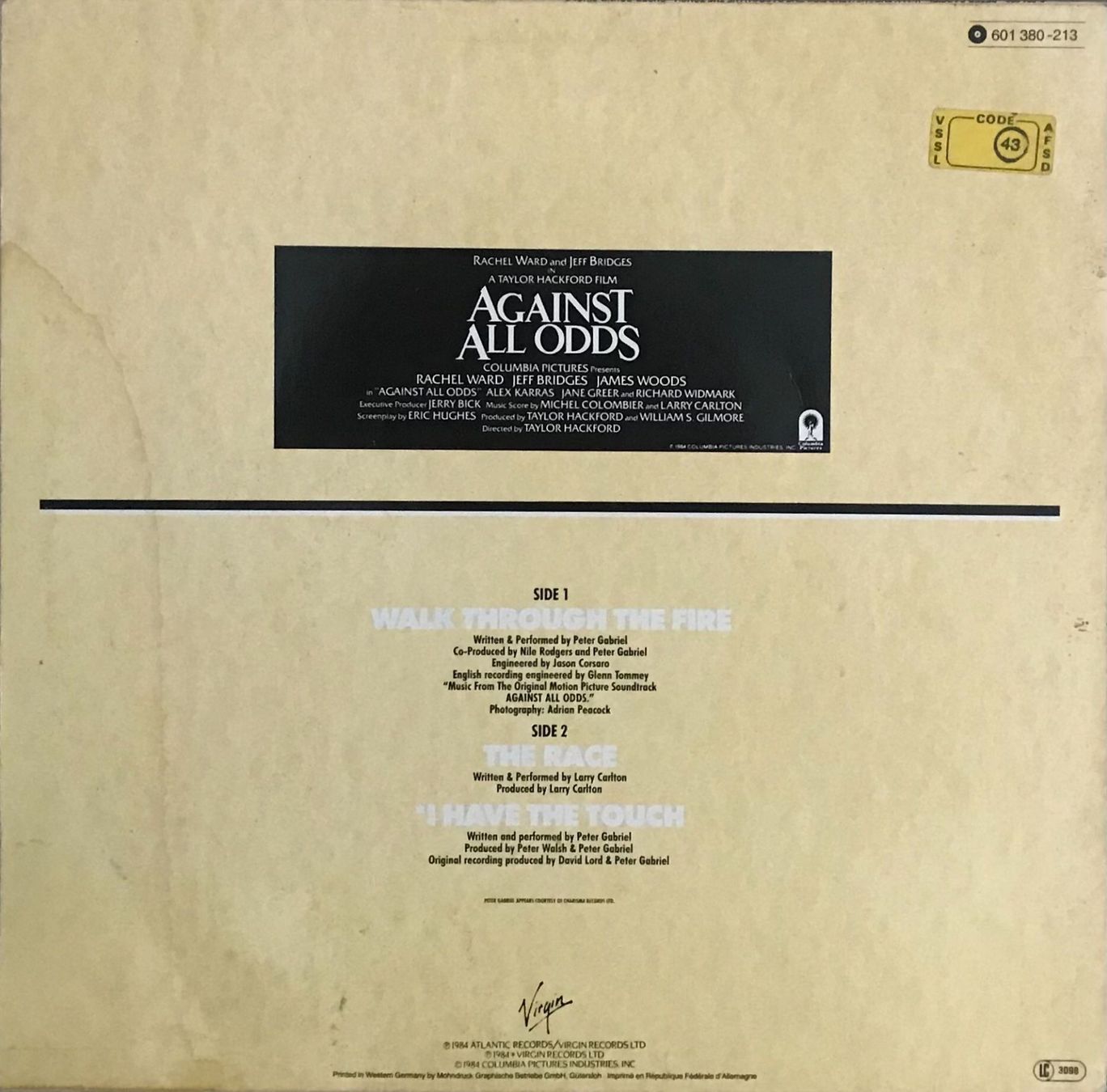 Schallplatten: PETER GABRIEL - WALK THROUGH THE FIRE - MAXI-SINGLE – Gebraucht aus Bussigny von vinyl-pas-cher 1