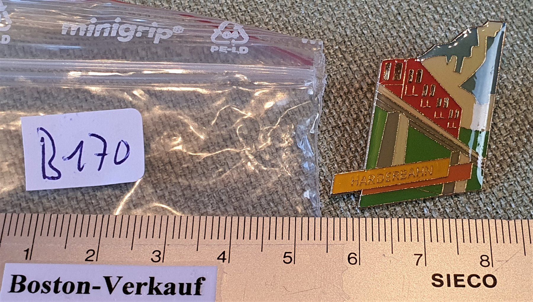 Placchette & Badge: B170 Pin Jungfraubahnen Harderbahn – Usato da Reinach BL venduto da Boston-Verkauf 2