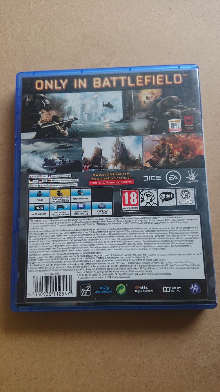 Giochi: Battlefield 4 PS4 – Usato da Chur venduto da FreakofRarity 1
