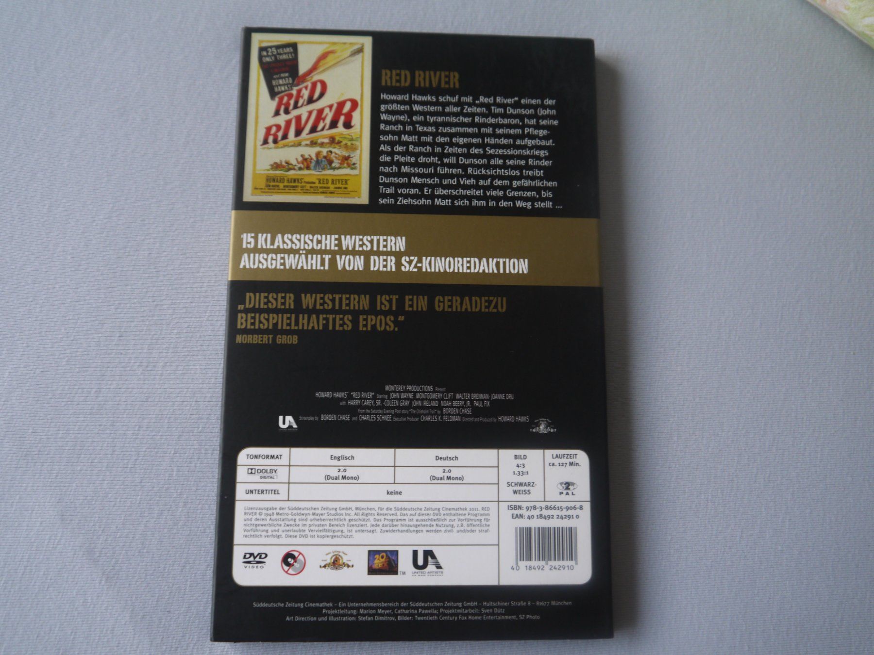 Alle DVDs: RED RIVER(1948) - John Wayne/Montgomery Clift – Gebraucht aus Hagendorn von Blaf 1