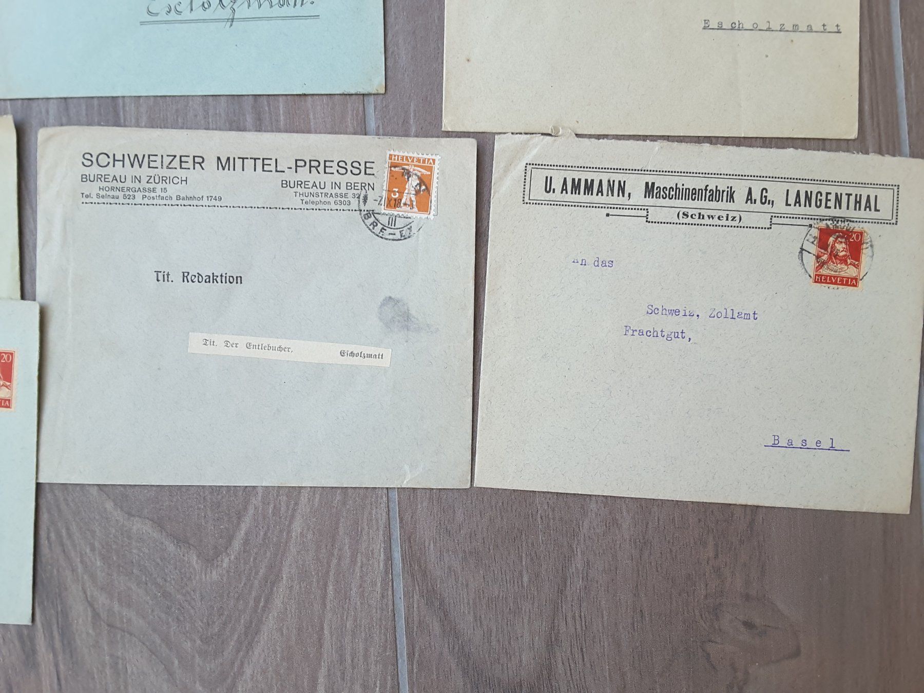 Timbri: Firmen - Namen Kt. Bern – Usato da Reichenburg venduto da Pipo-67 6