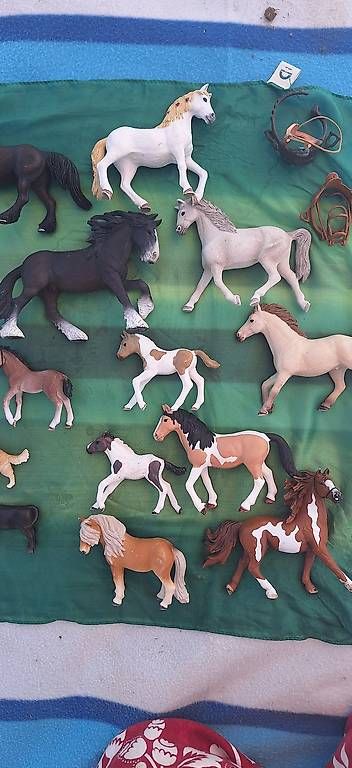 Giocattoli: Schleich Pferde Set mit Anhänger& Zubehör  – Usato da Rüti ZH venduto da la-93 2