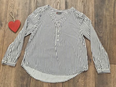Street One Bluse gestreift blau weiss Gr 36 guter Zustand!