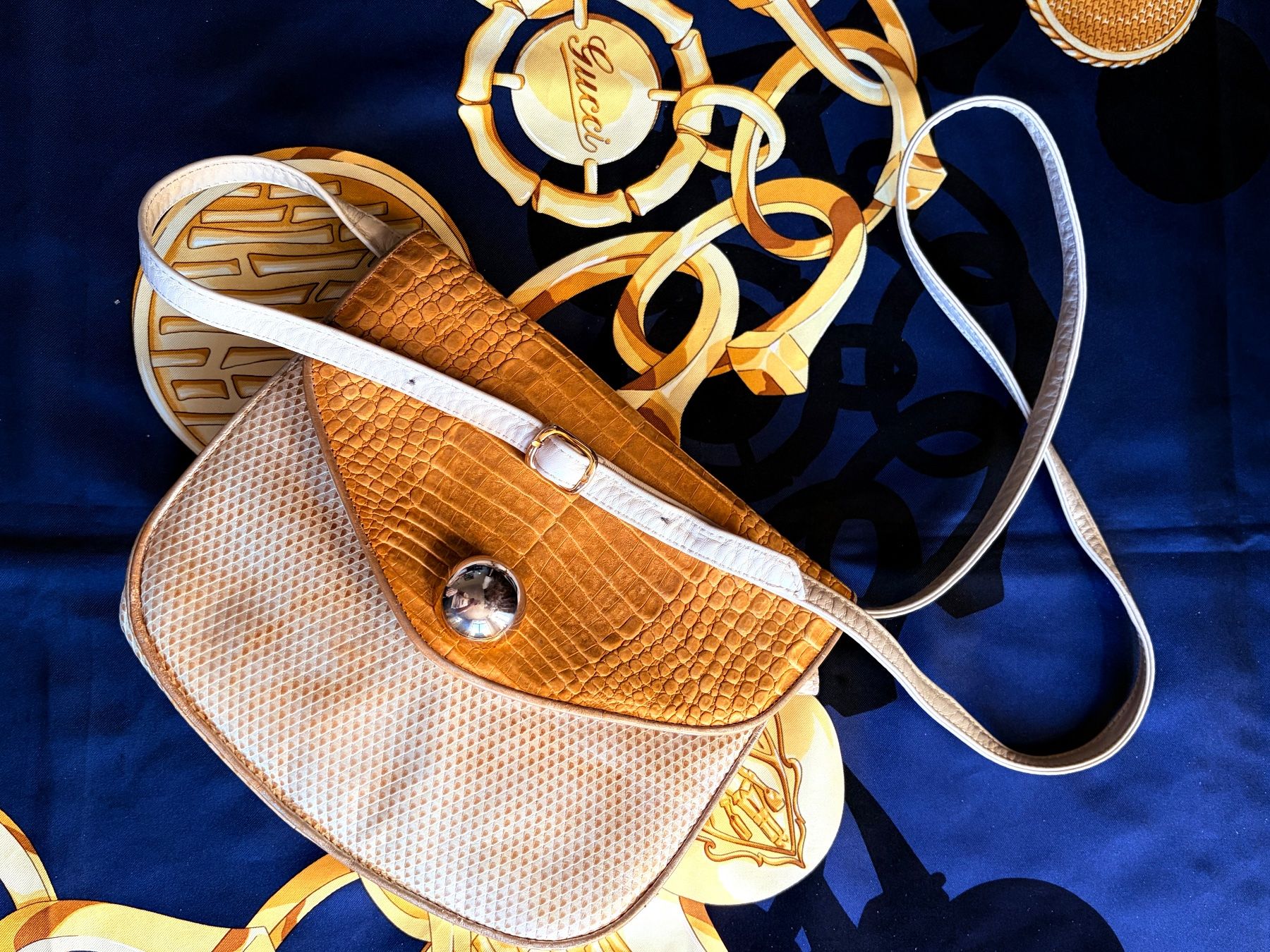 Bally Borse: BALLY VINTAGE Handtasche / 3 Lederarten / – Usato da Interlaken venduto da Bona55 8